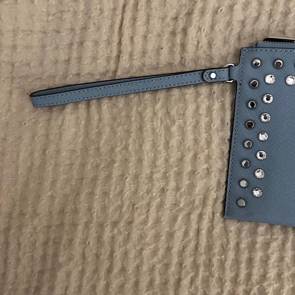 Michael Kors Blue Wristlet - Picture 2 of 5
